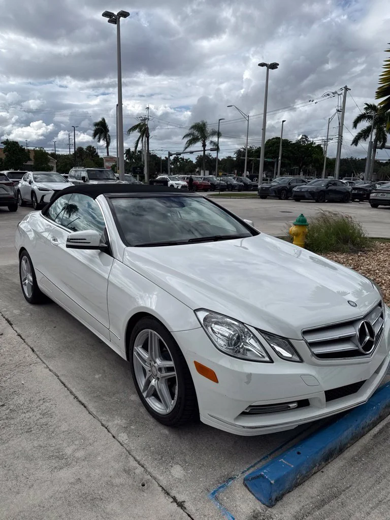 Used 2013 Polar White Mercedes-Benz E 350 image 1