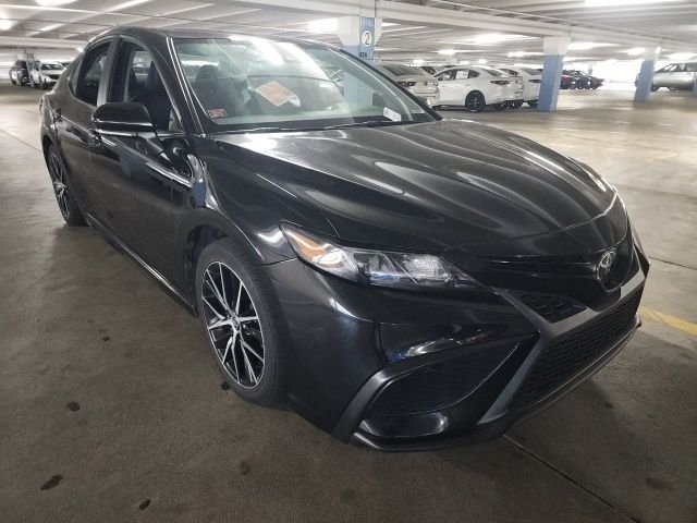 Used 2021 Black Toyota SE image 1