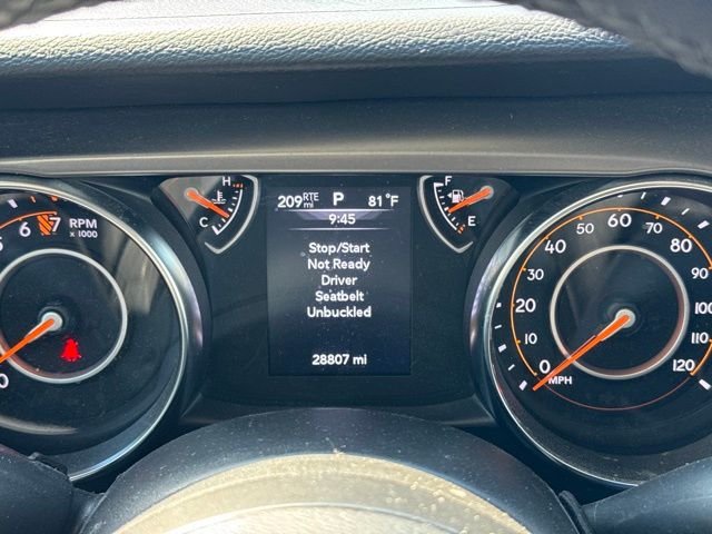 Used 2023 Bright White Clearcoat Jeep Sport S image 22