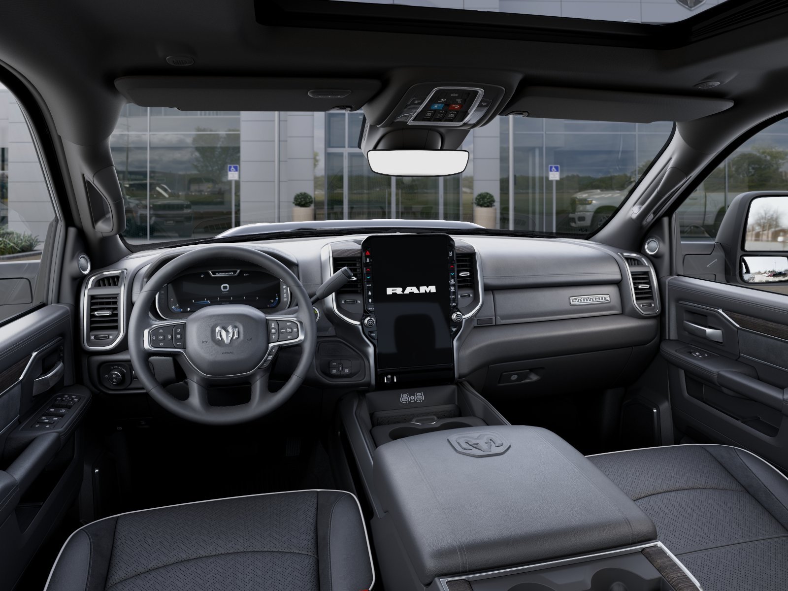 New 2026 Diamond Black Crystal Pearl-Coat Exterior Paint RAM Laramie image 40