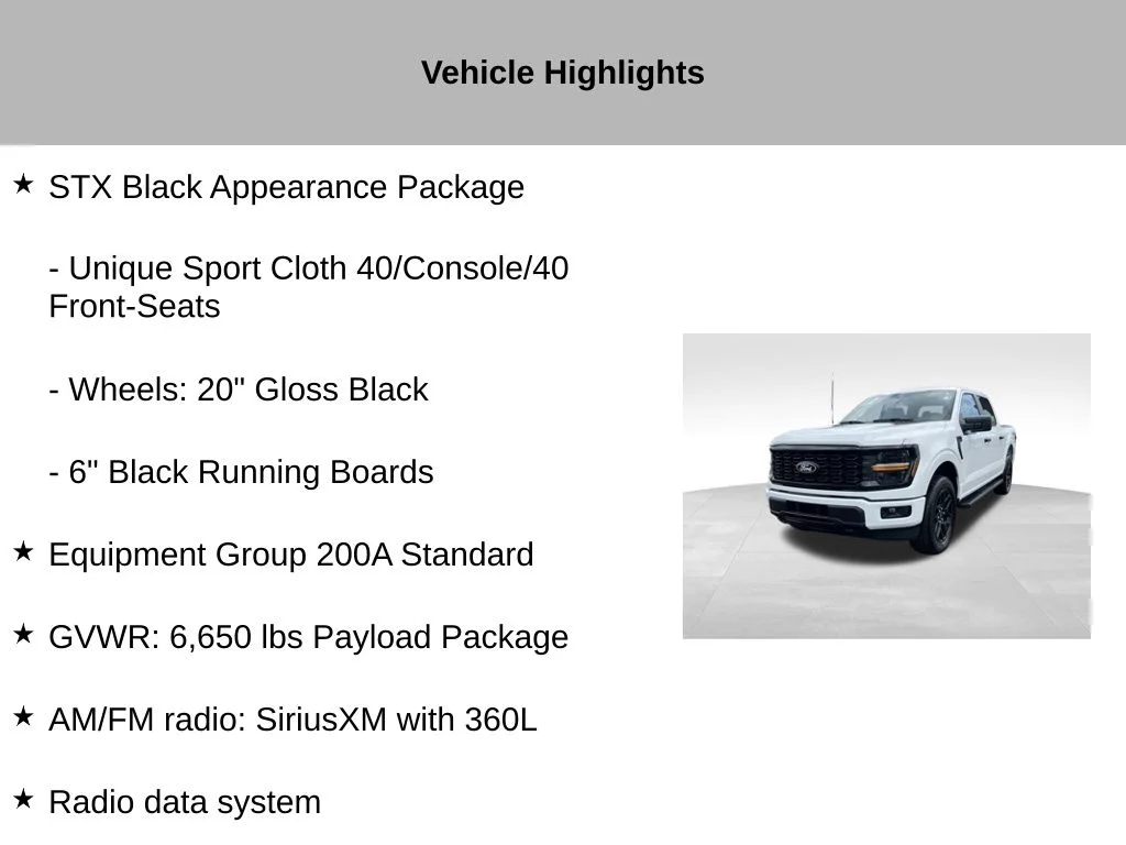 Used 2024 White Ford STX image 18