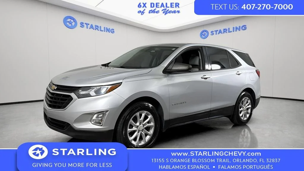 Used 2018 SILVER ICE METALLIC Chevrolet LS image 1