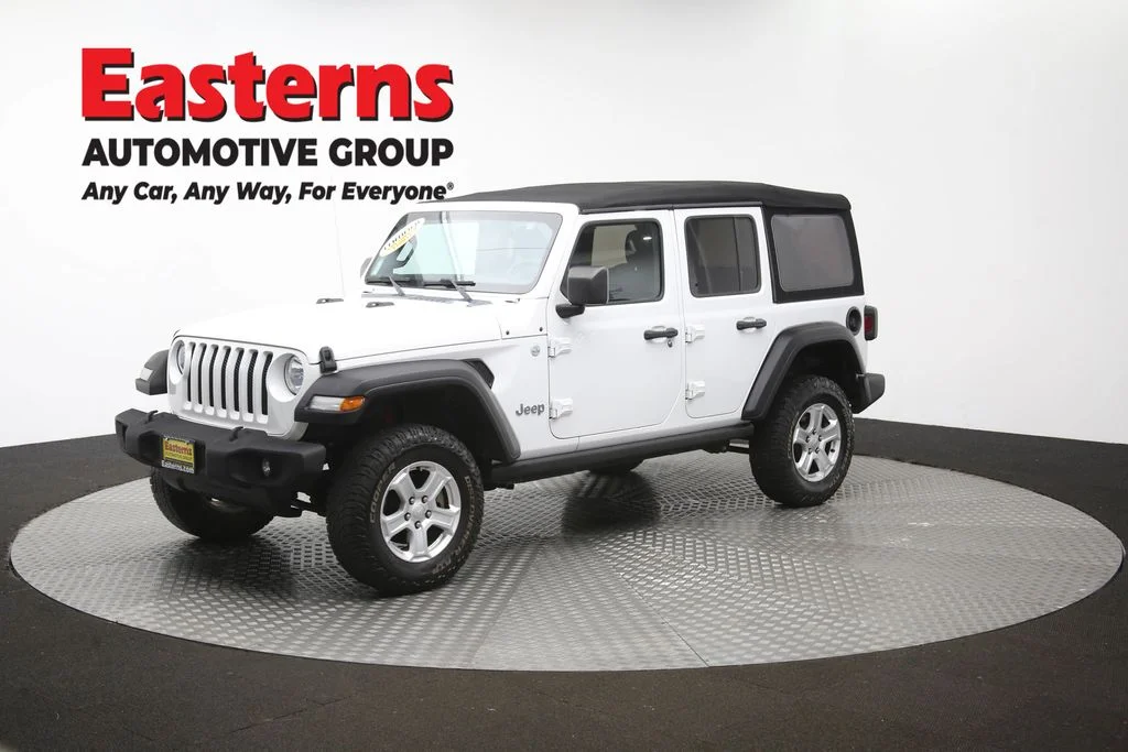 Used 2018 White Jeep Unlimited Sport S image 55