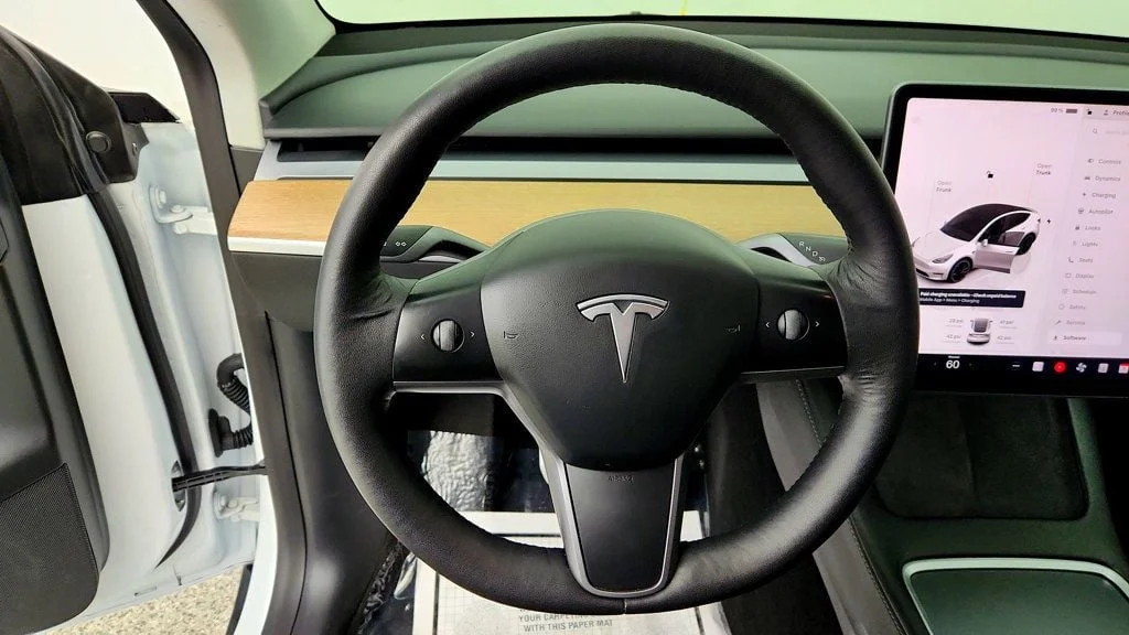 Used 2022 Pearl White Multi-Coat Tesla Performance AWD image 13
