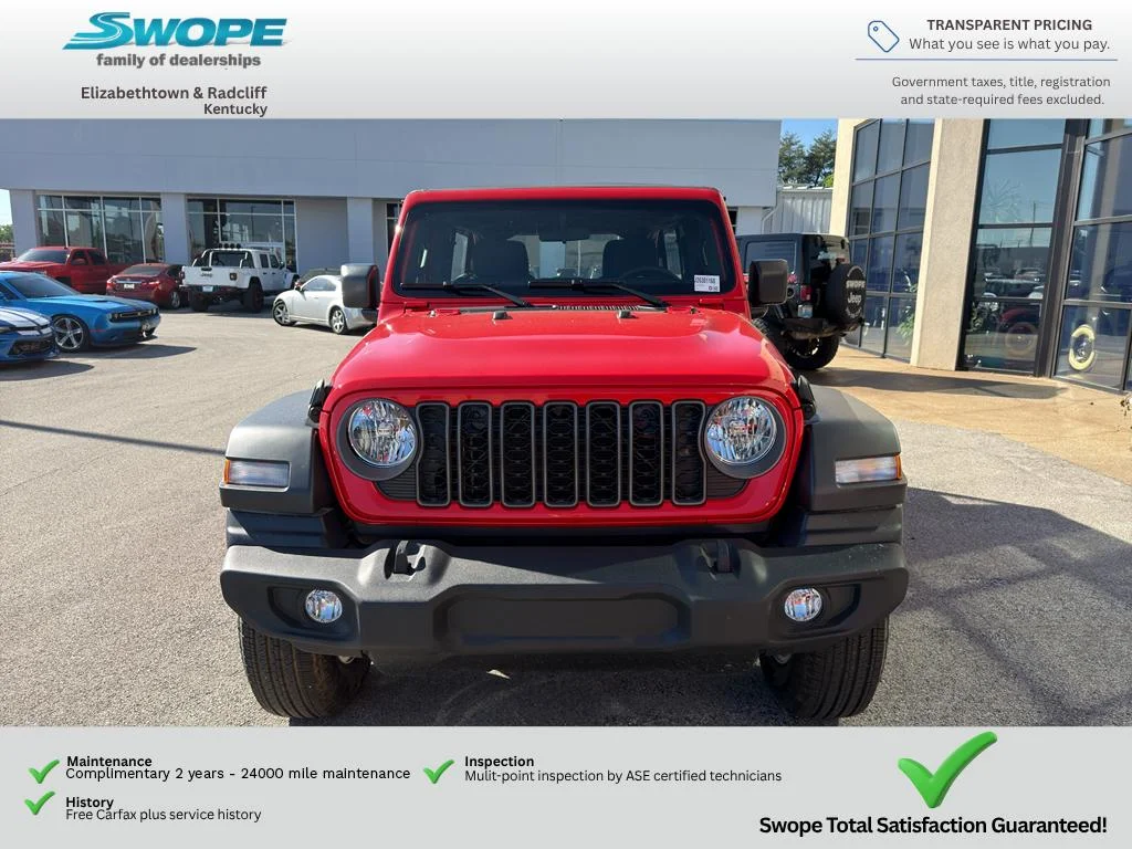 New 2026 Firecracker Red Clearcoat Jeep Sport image 8