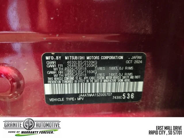 Used 2025 Red Mitsubishi SE image 30