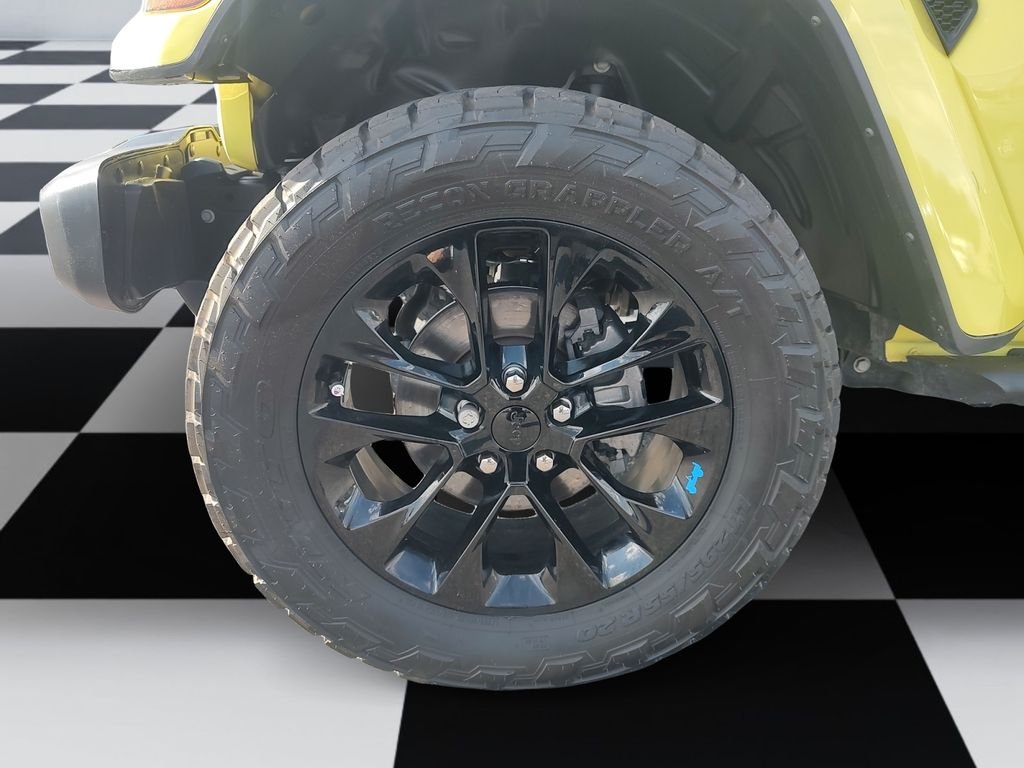 Used 2022 Yellow Jeep Unlimited Sahara 4xe image 14
