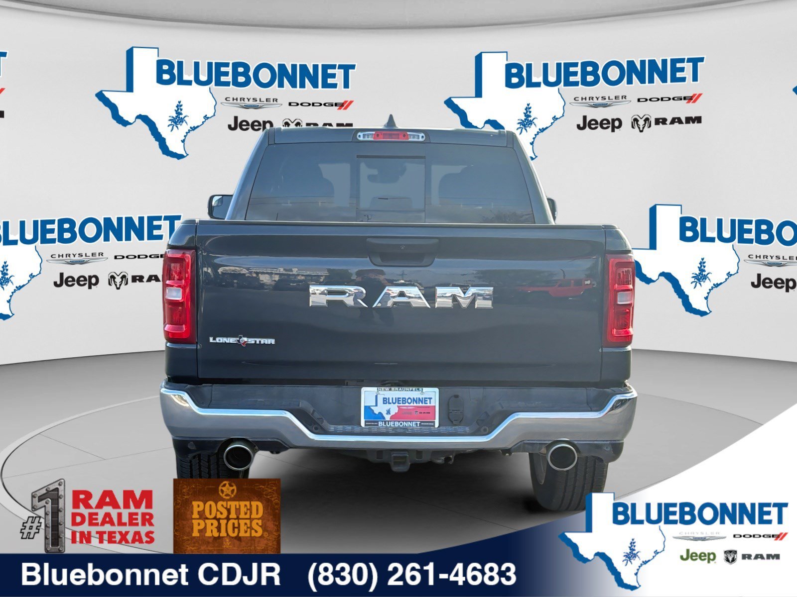 New 2026 Forged Blue Metallic Exterior Paint RAM Lone Star image 6