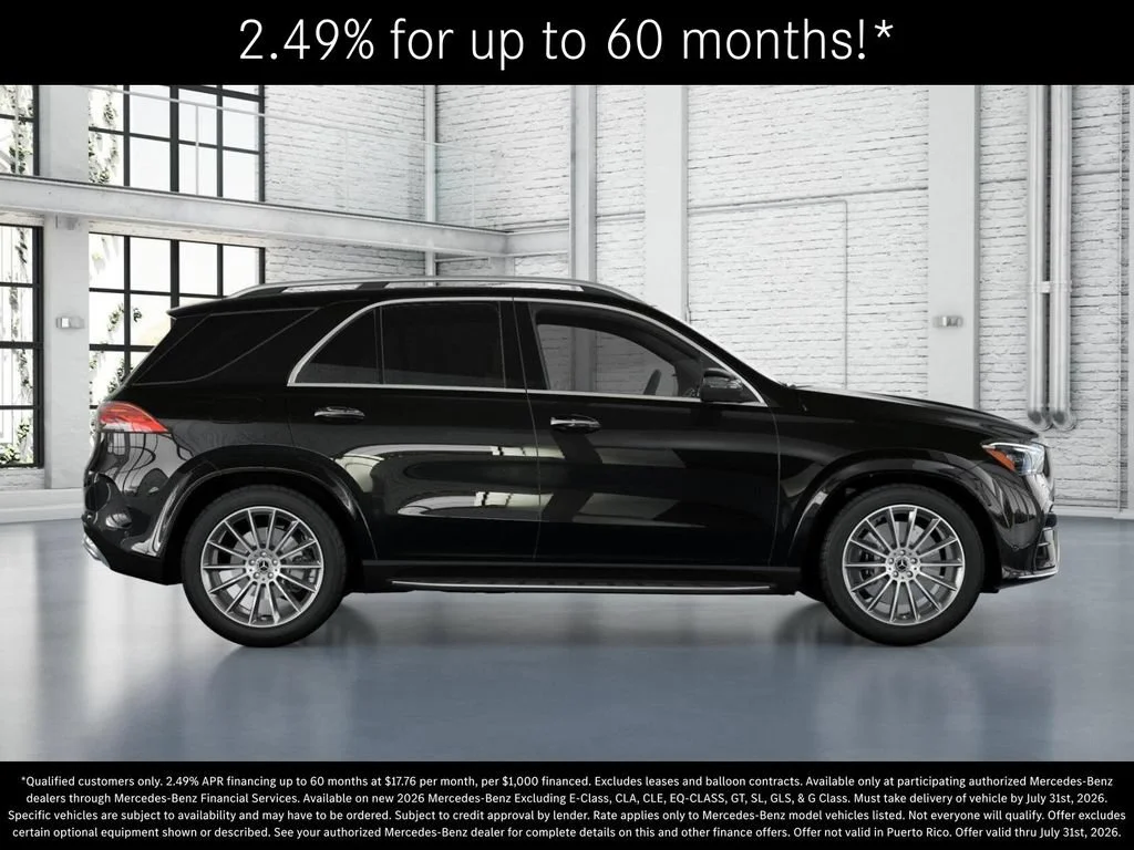 New 2026 Obsidian Black Metallic Mercedes-Benz GLE 580 image 44