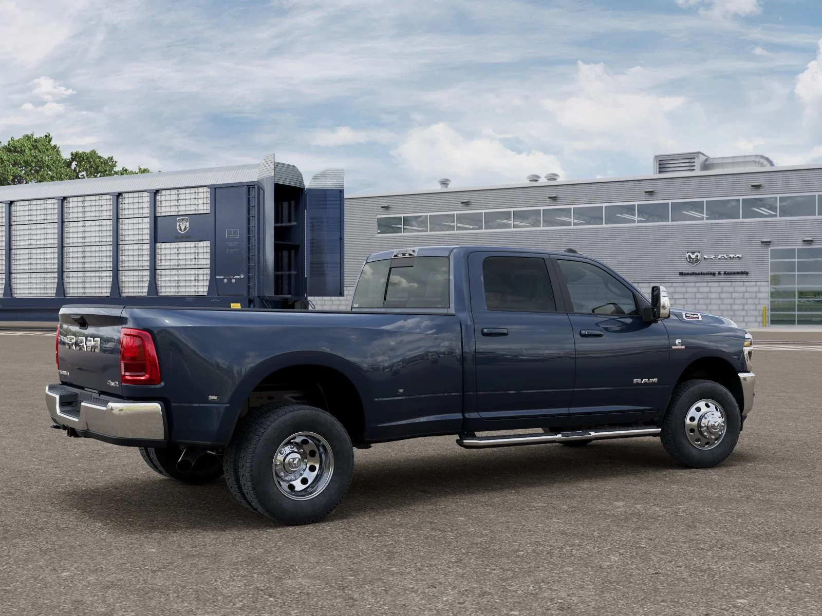 New 2026 Forged Blue Metallic Exterior Paint RAM LARAMIE image 2