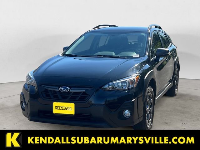 Used 2021 Crystal Black Silica Subaru Sport image 1