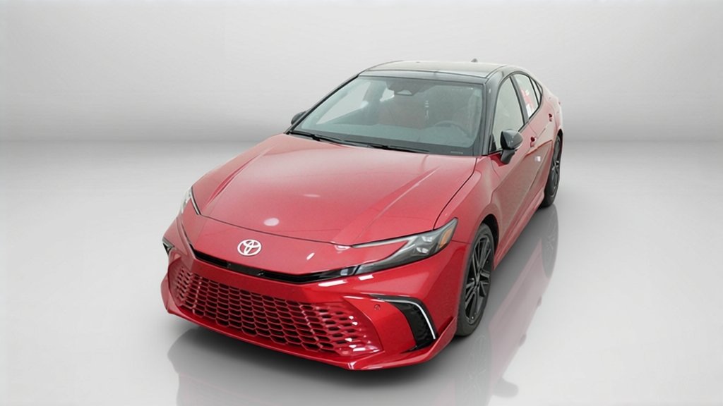 New 2027 Supersonic Red with Midnight Black Metallic roof Toyota XSE image 34
