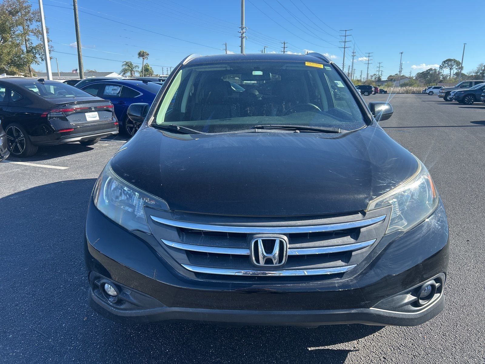 Used 2013 Honda CR-V EX-L with VIN 2HKRM3H71DH501194 for sale in Port Richey, FL