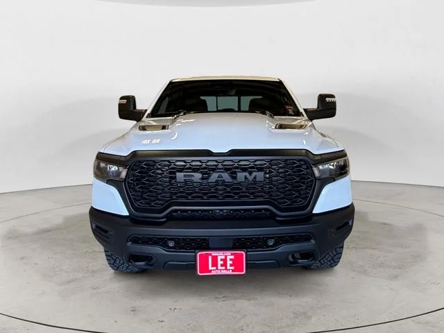 New 2026 Bright White Ram REBEL CREW CAB 4X4 5