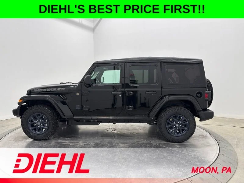 New 2026 Black Clear-Coat Exterior Paint Jeep 85th Anniversary Edition image 4