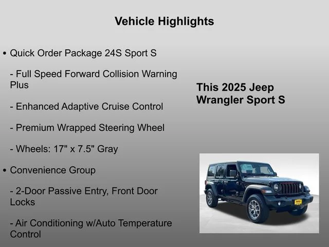 2025 Jeep Wrangler 4-Door Sport S - Photo 28
