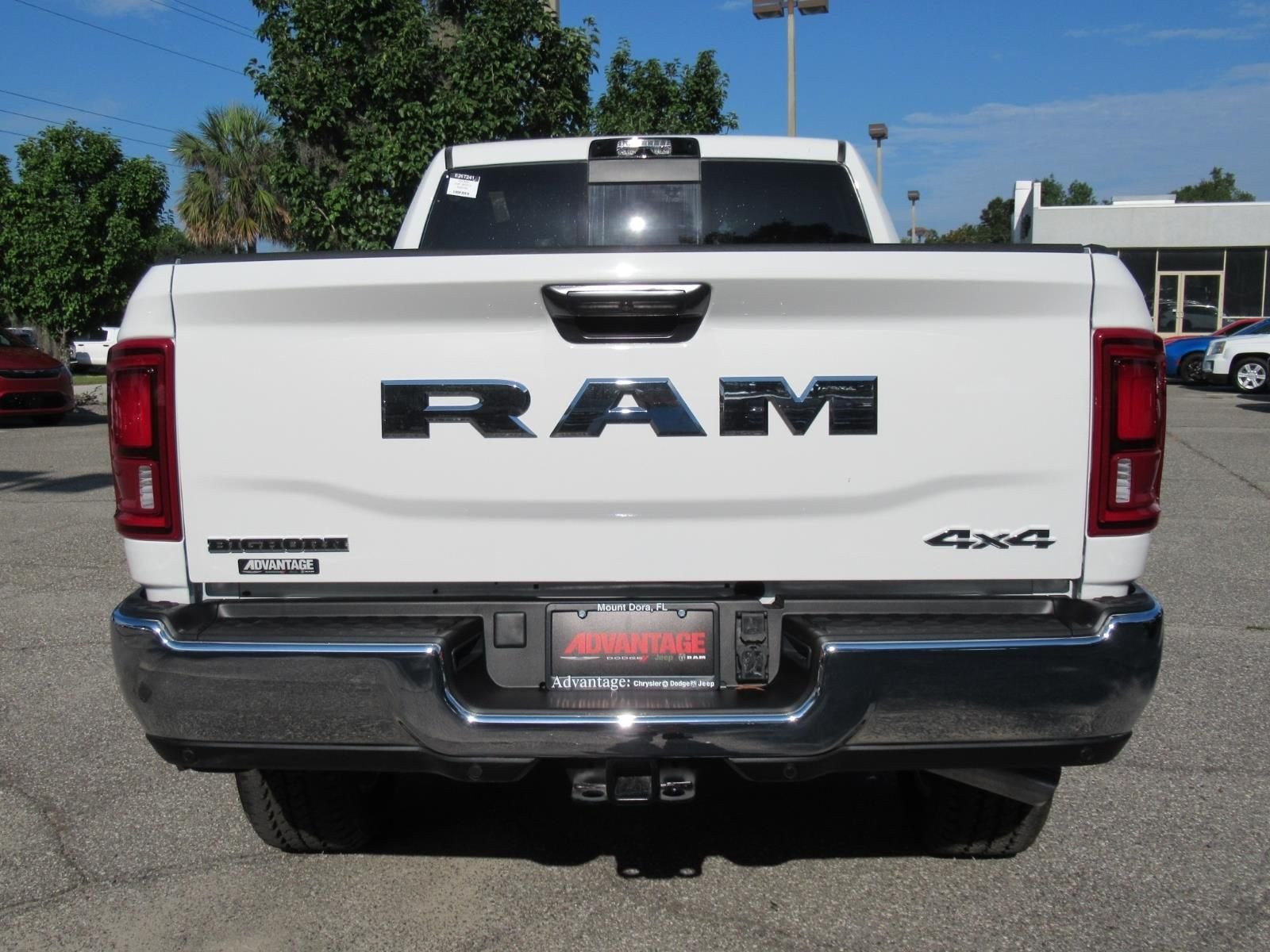 New 2026 Bright White Clear-Coat Exterior Paint RAM Big Horn image 6