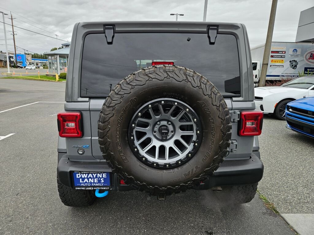 Used 2023 Gray Jeep Rubicon 4xe image 4
