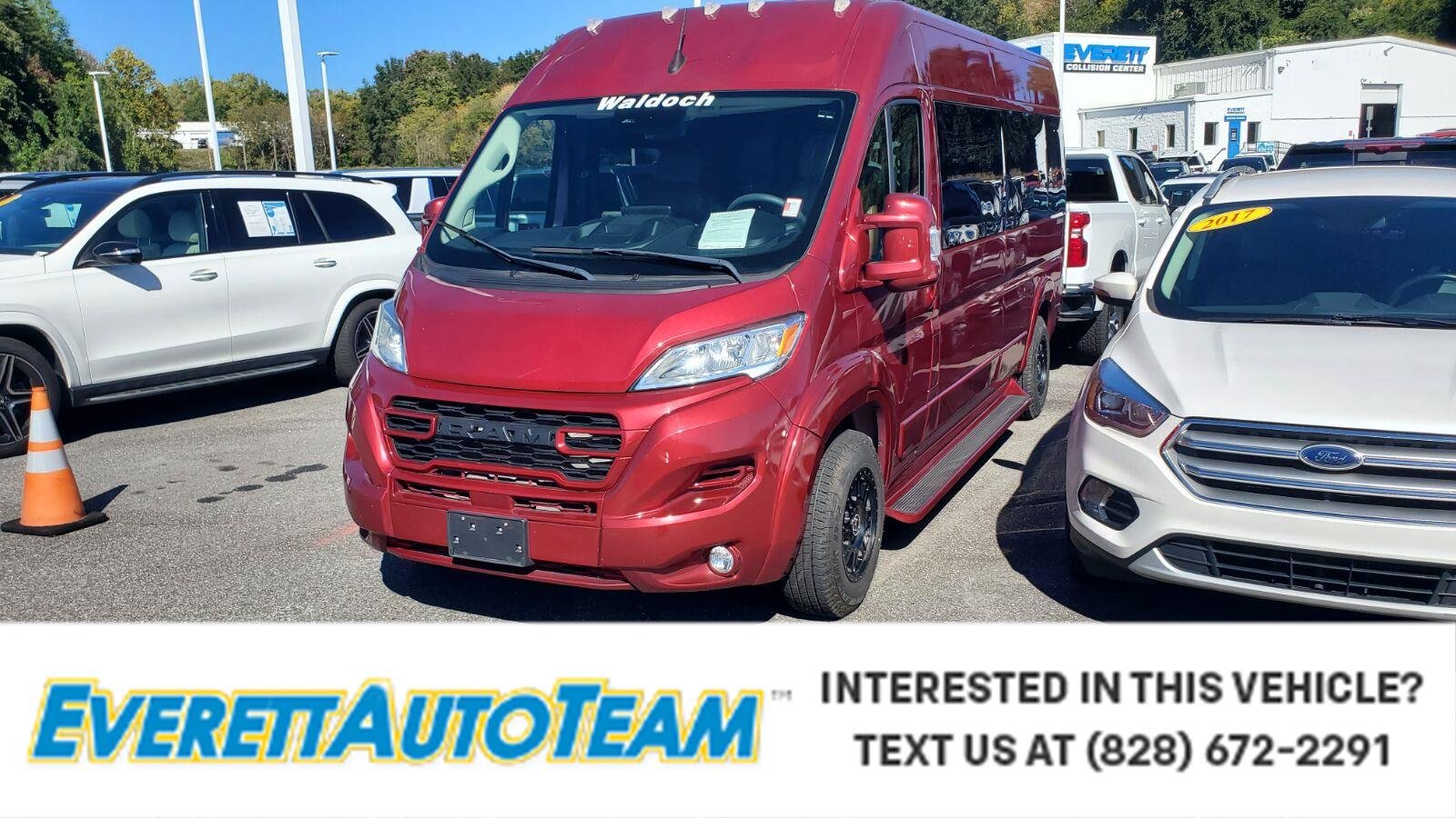 Deep Cherry Red Crystal Pearlcoat 2023 RAM ProMaster Van Front-Wheel Drive