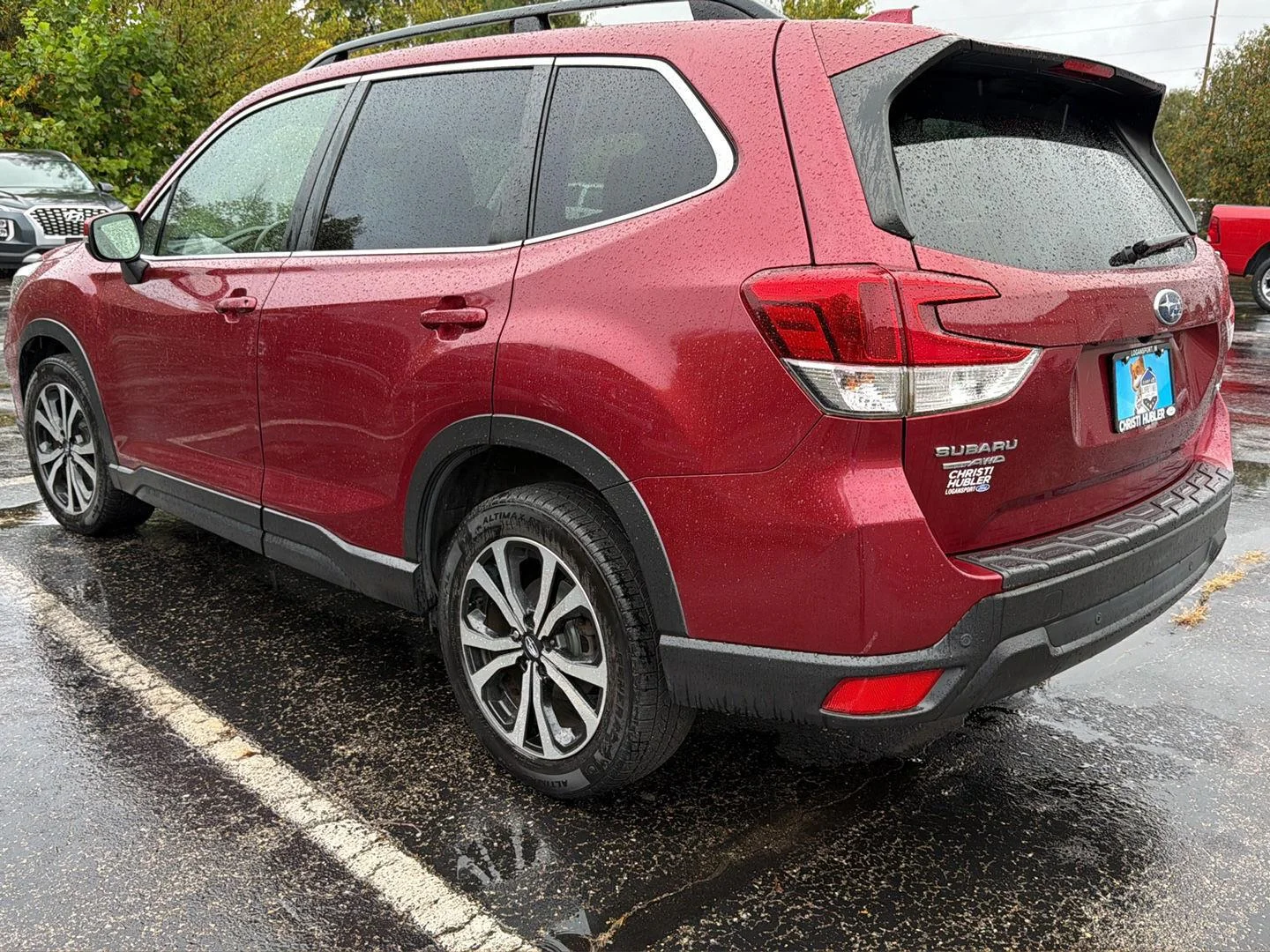 Used 2020 Crimson Red Pearl Subaru Limited image 7