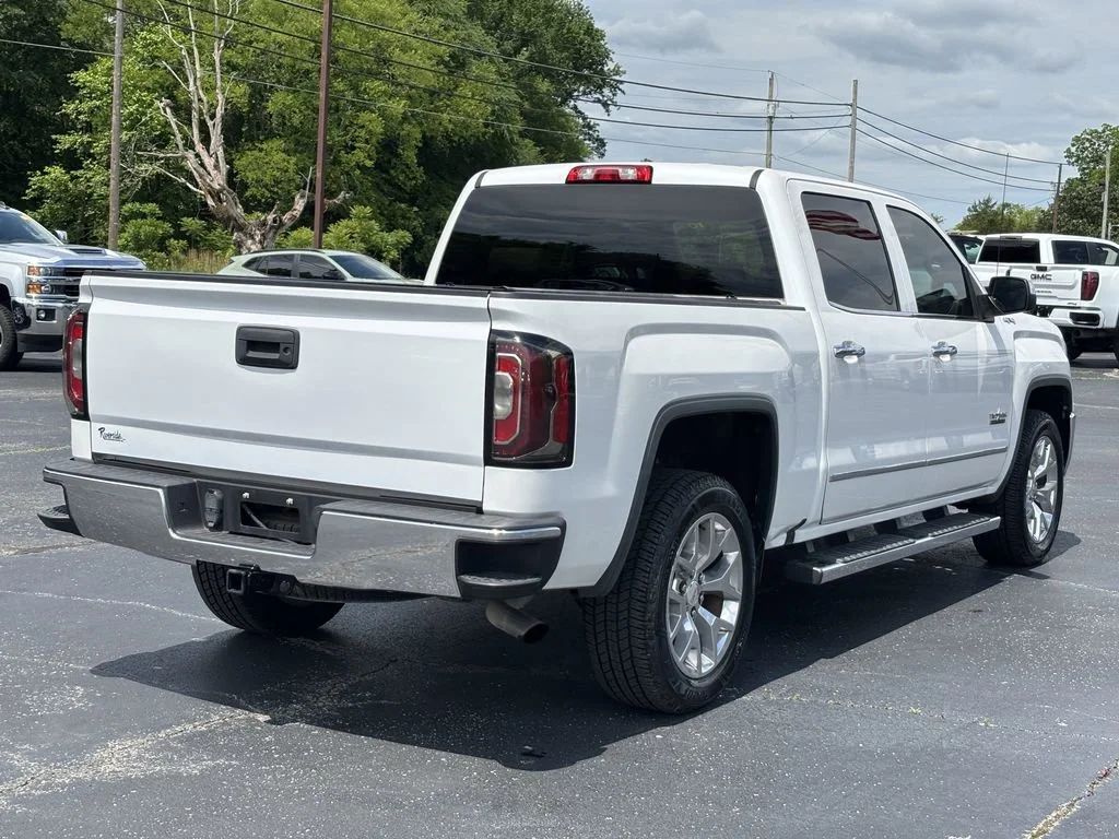 Used 2018 WHITE FROST TRICOAT GMC SLT image 7