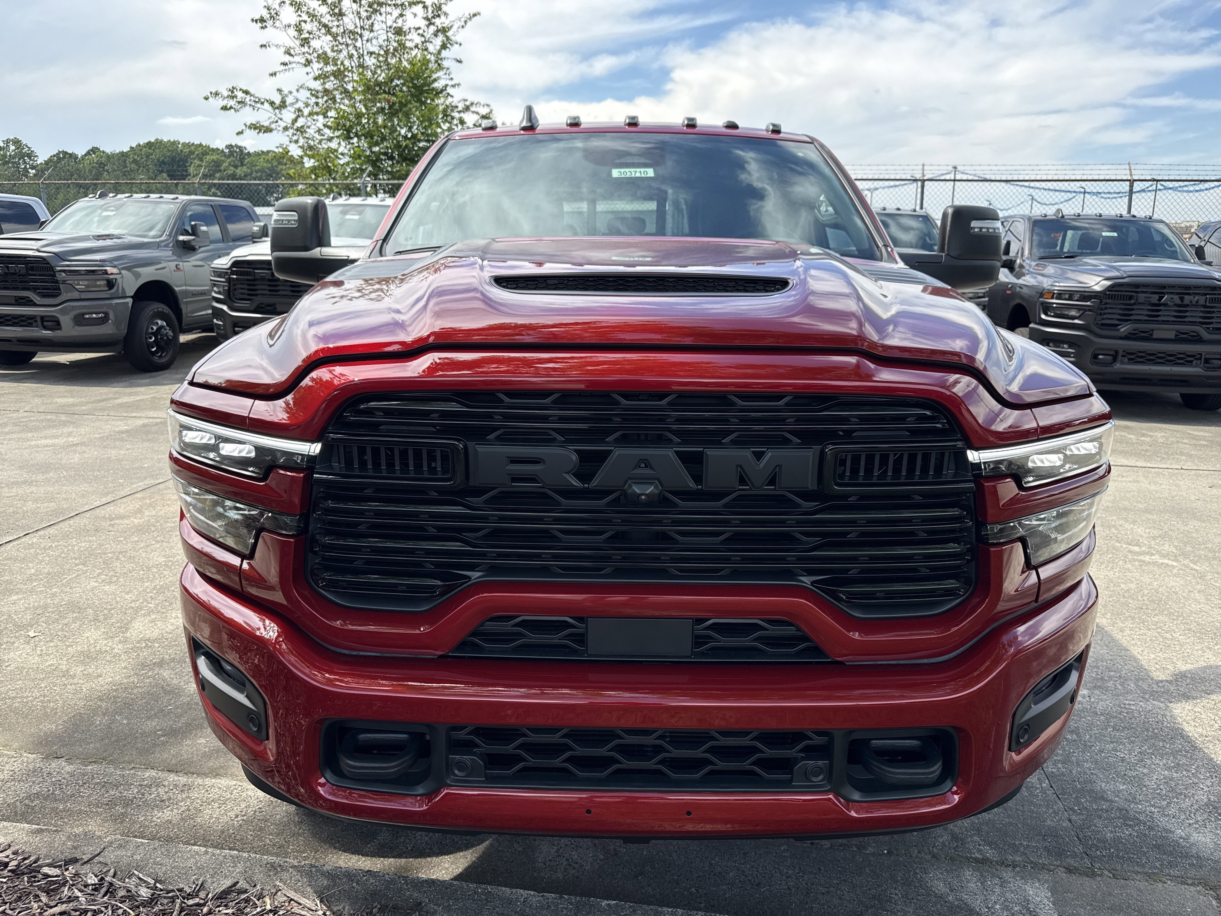 New 2026 Molten Red Pearlcoat RAM Laramie image 2