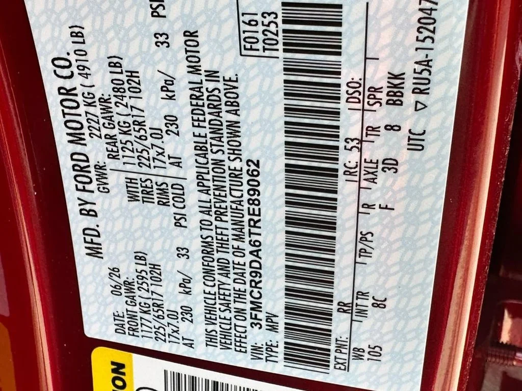 New 2026 Ruby Red Metallic Tinted Clearcoat Ford Badlands® image 16