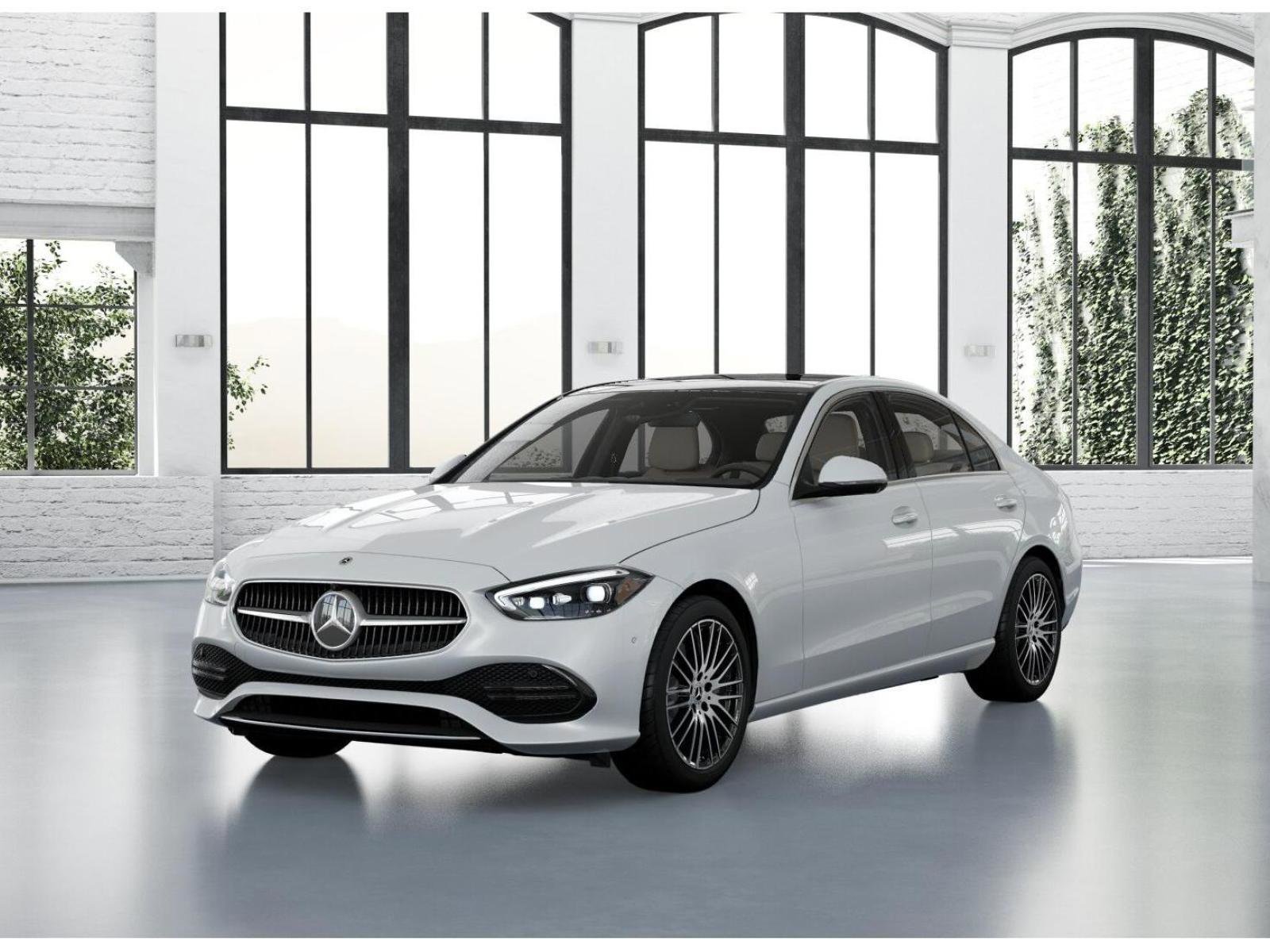 New 2026 MANUFAKTUR Moonlight White Metallic Mercedes-Benz C 300 4MATIC® Sedan image 40