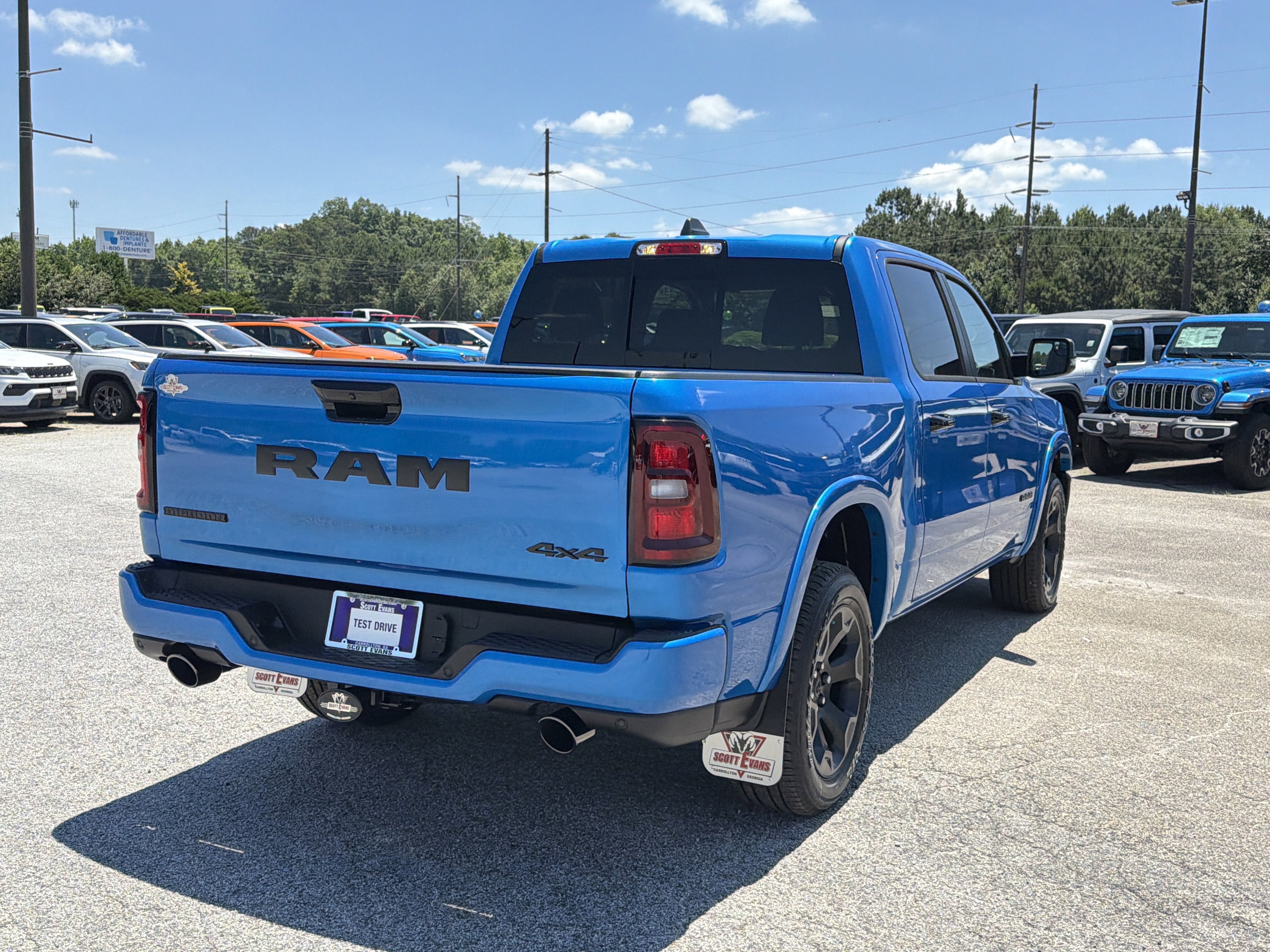 New 2026 Hydro Blue Pearl-Coat Exterior Paint RAM Big Horn image 8