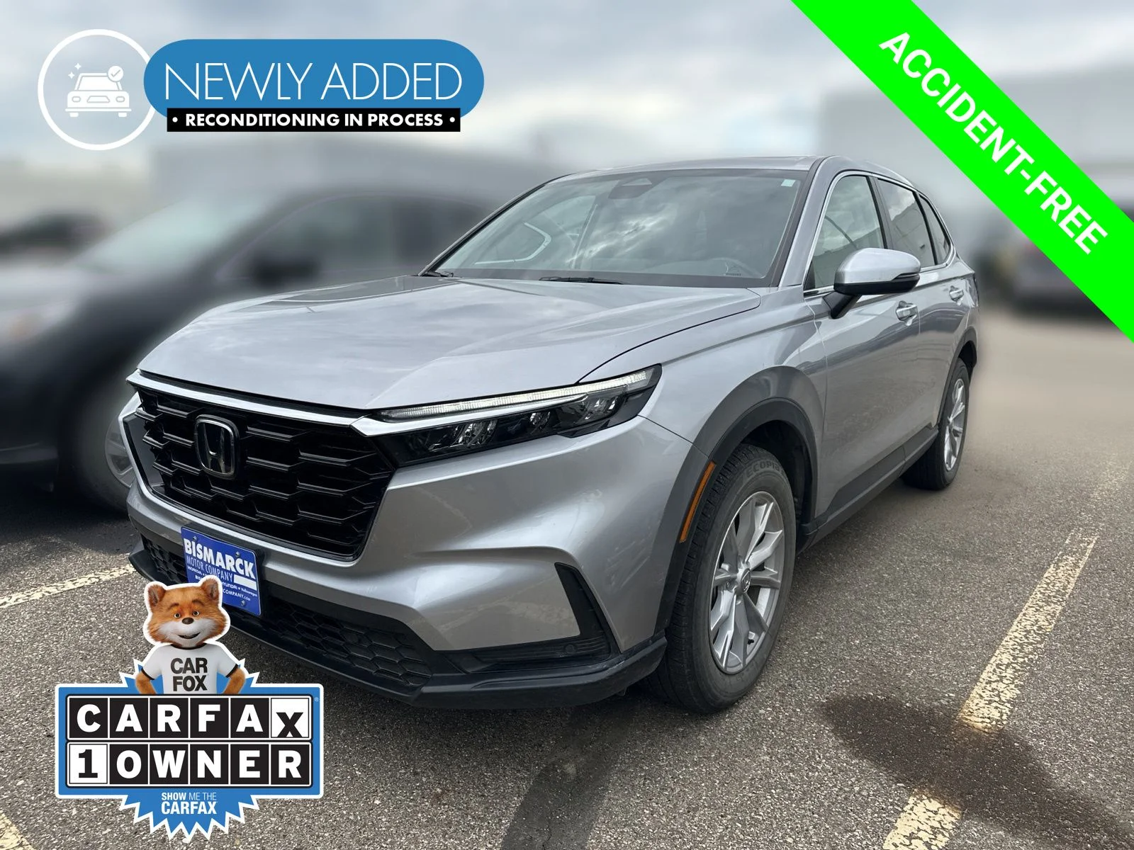 Certified Used 2024 Silver Honda EX-L image 1