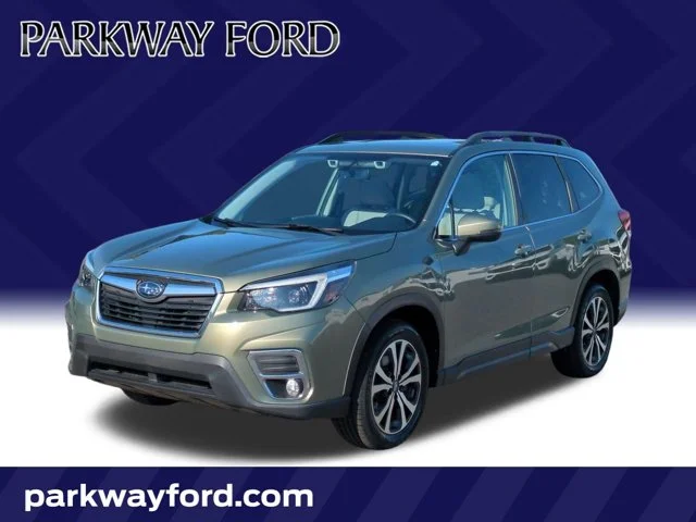 Used 2021 Green Subaru Limited image 1