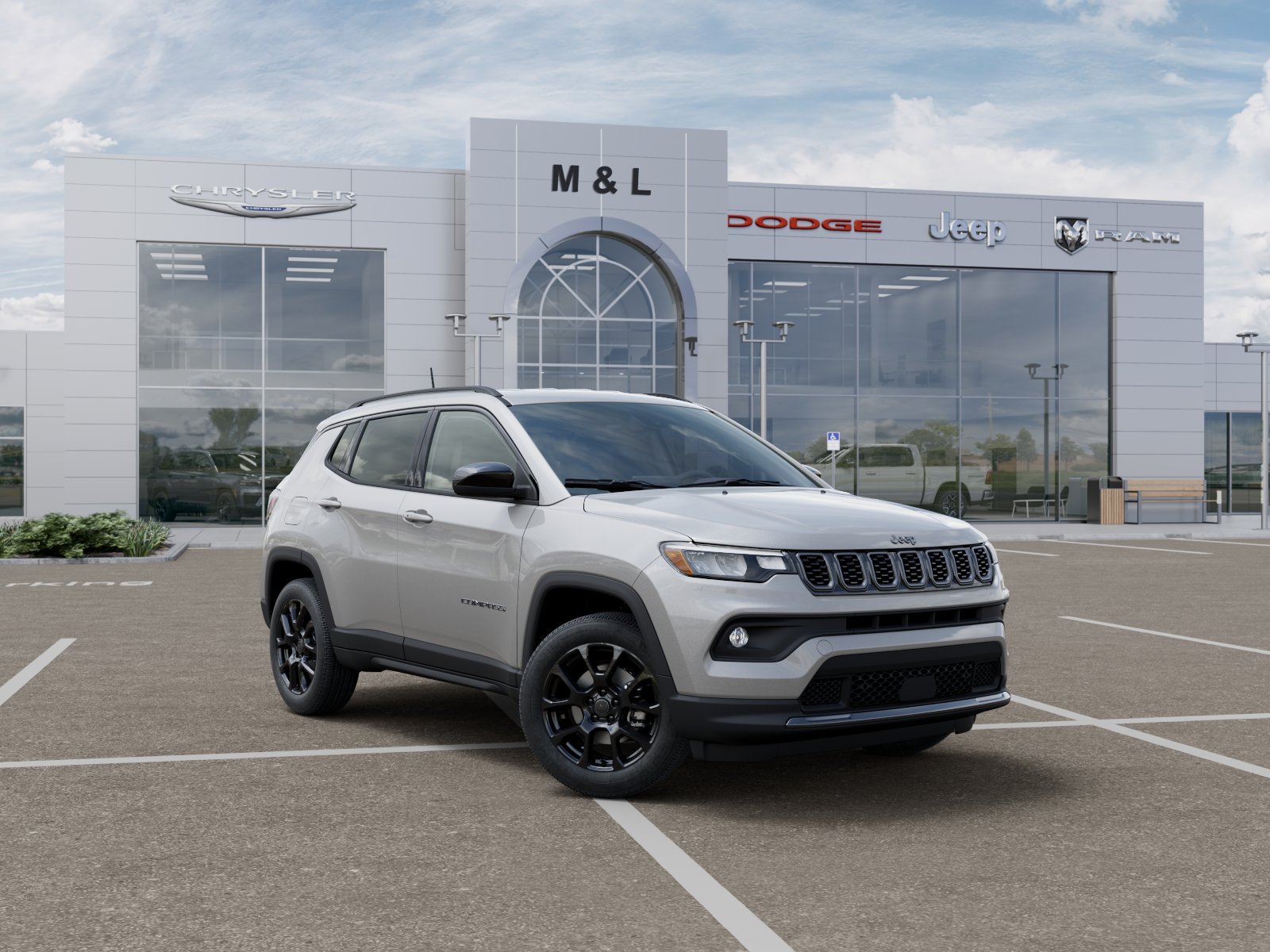 New 2026 Silver Zynith Metallic Clear-Coat Exterior Paint Jeep Latitude Altitude image 27