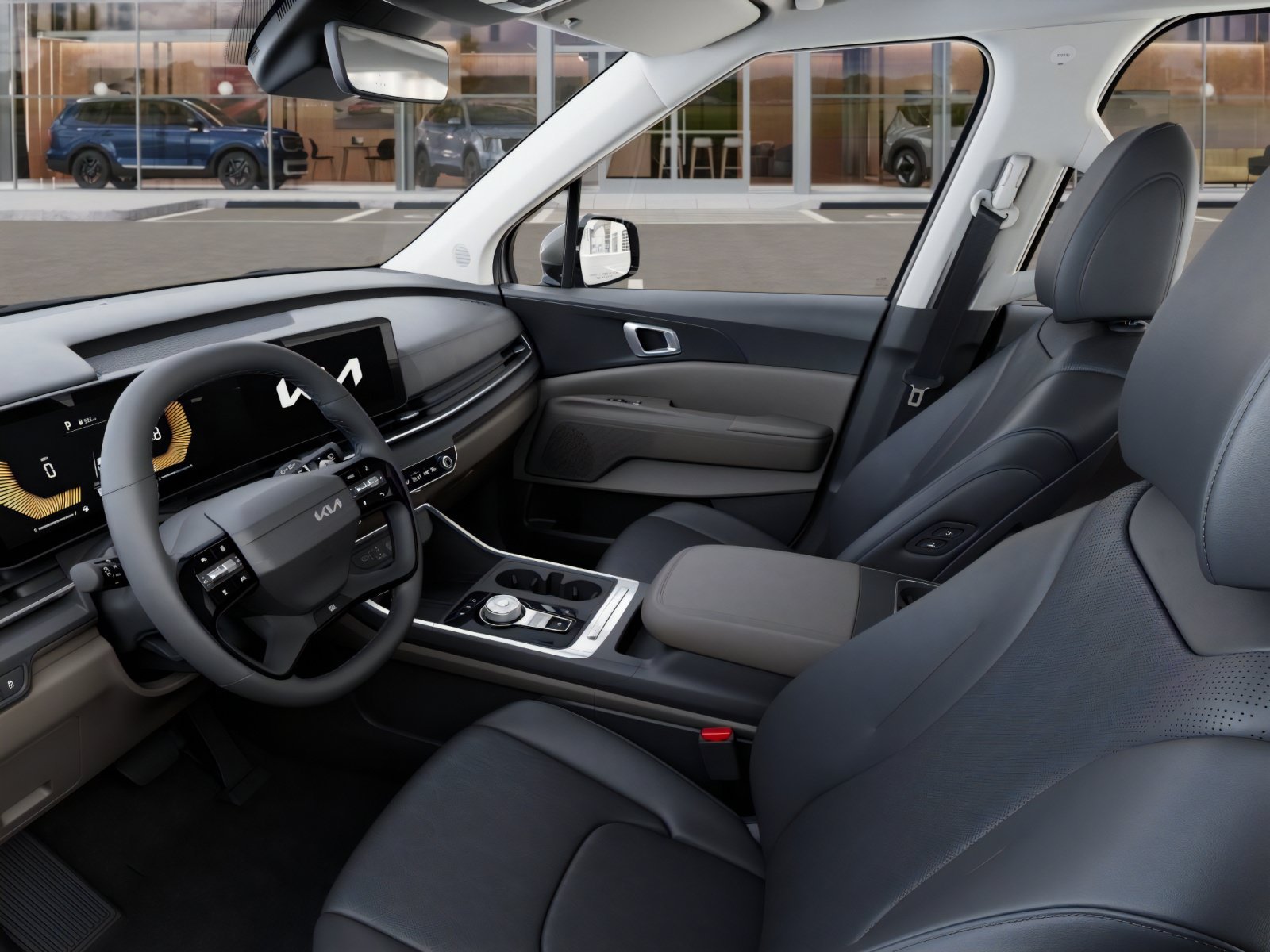 New 2027 Ivory Silver Kia EX image 17