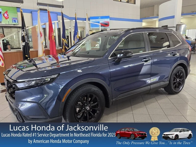 Used 2024 Blue Honda Sport FWD image 1