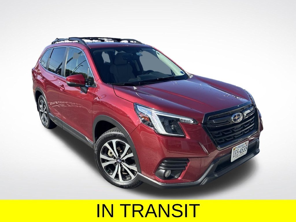 Used 2023 Crimson Red Pearl Subaru Limited image 1