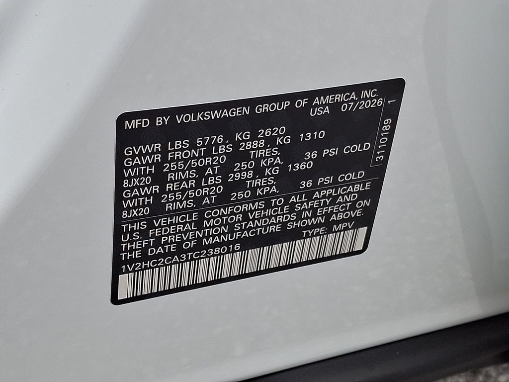 New 2026 White/off-white Volkswagen SE w/Technology image 11