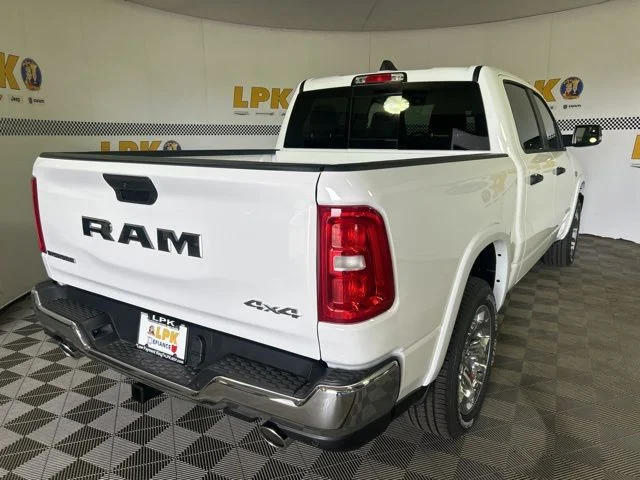New 2026 Bright White Clear-Coat Exterior Paint RAM BIG HORN image 3