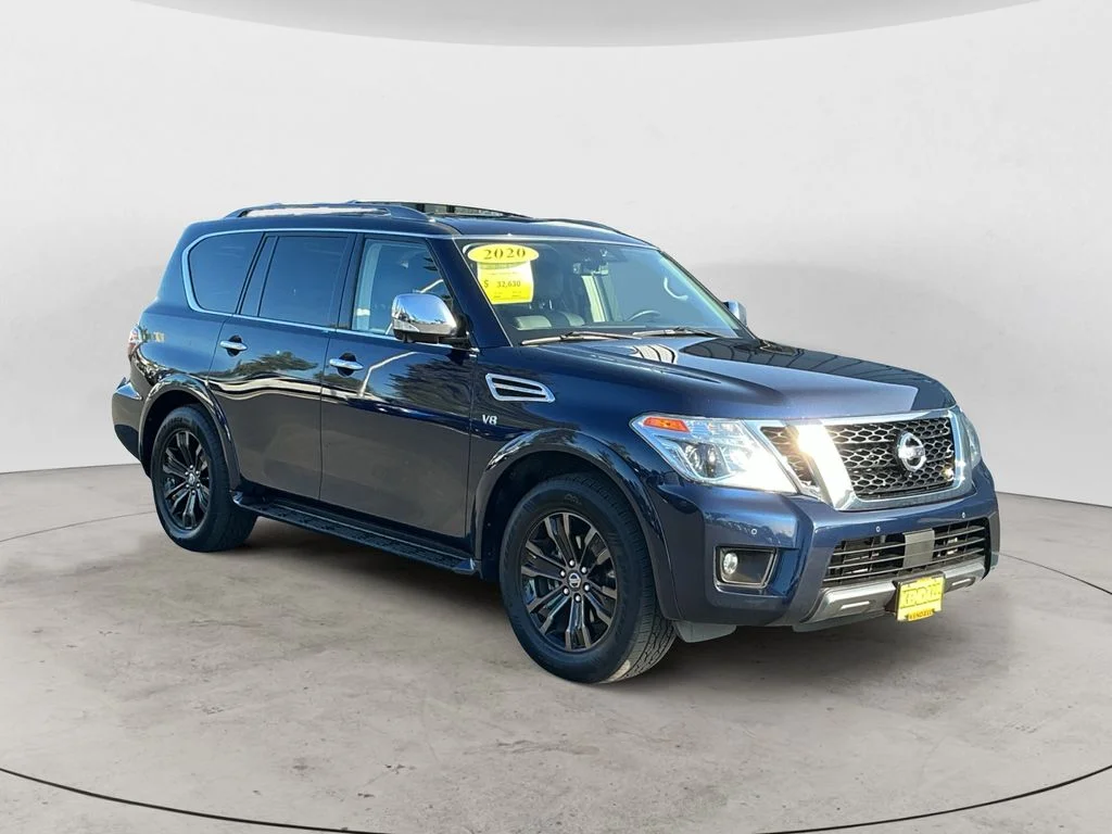 Used 2020 Blue Nissan Platinum image 3