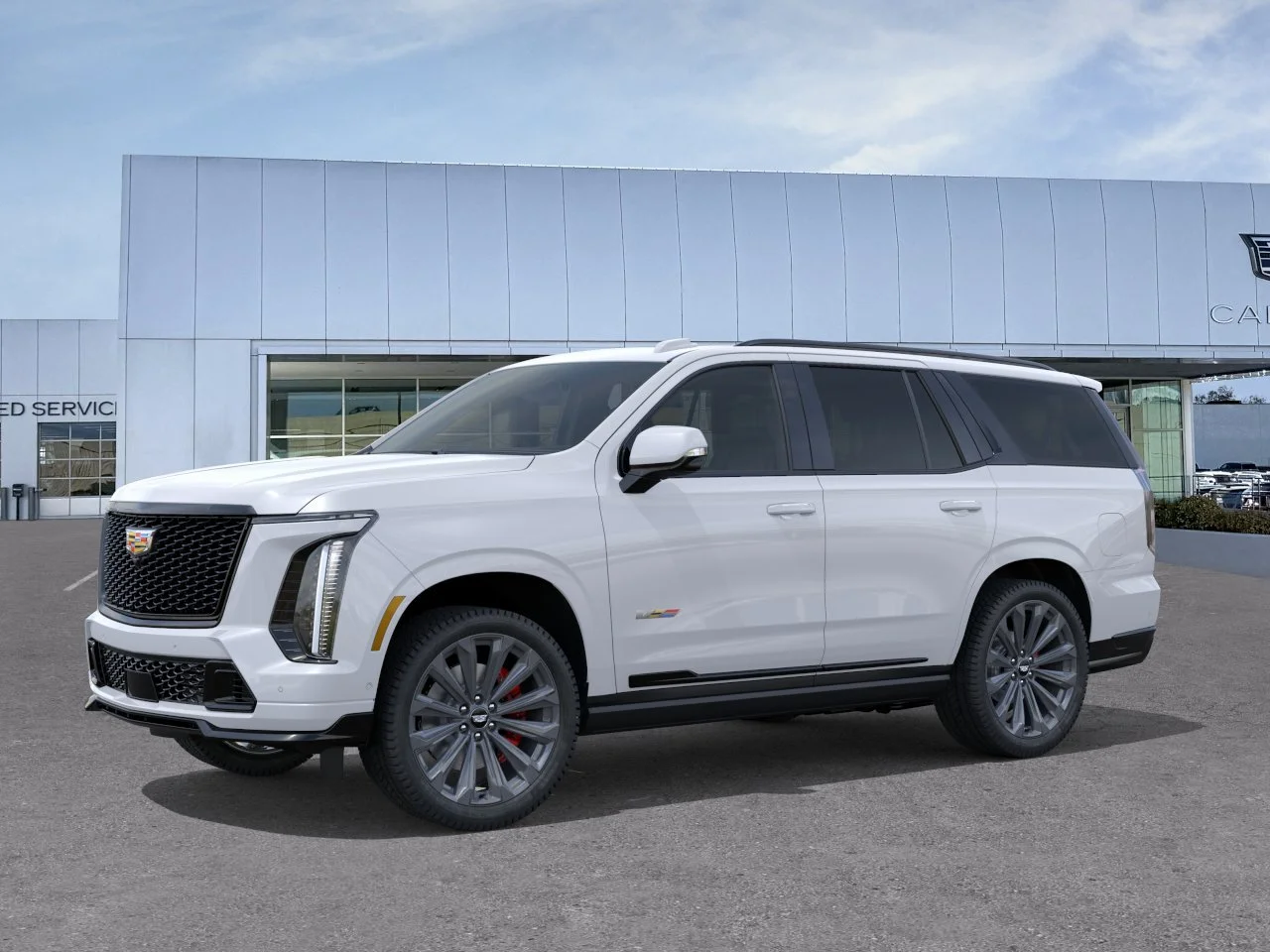 New 2027 Vibrant White Tricoat Cadillac AWD V-Series image 2