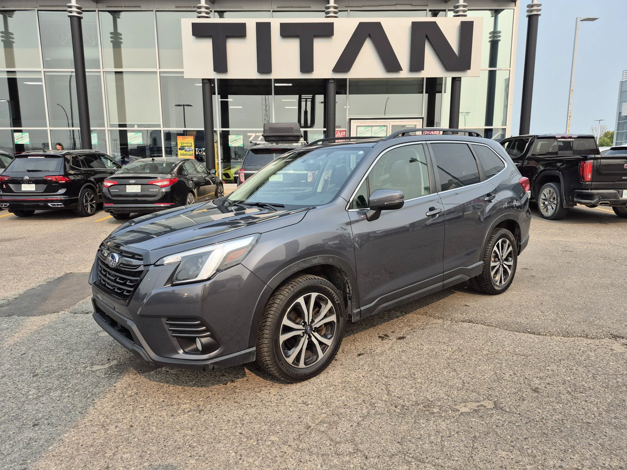 Certified Used 2023 Magnetite Grey Metallic Subaru Limited AWD*Htd Leather | Sunroof | Htd Wheel | Nav | Harman/Kardon | Adaptive Cruise | Park Assist image 2