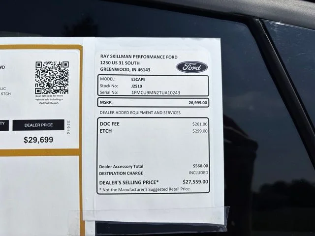 Certified Used 2026 Light Blue Clearcoat Metallic Ford ST-Line image 3