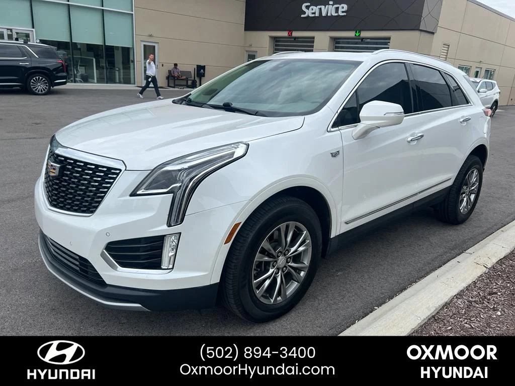 Used 2021 Crystal White Tricoat Cadillac AWD Premium Luxury image 3