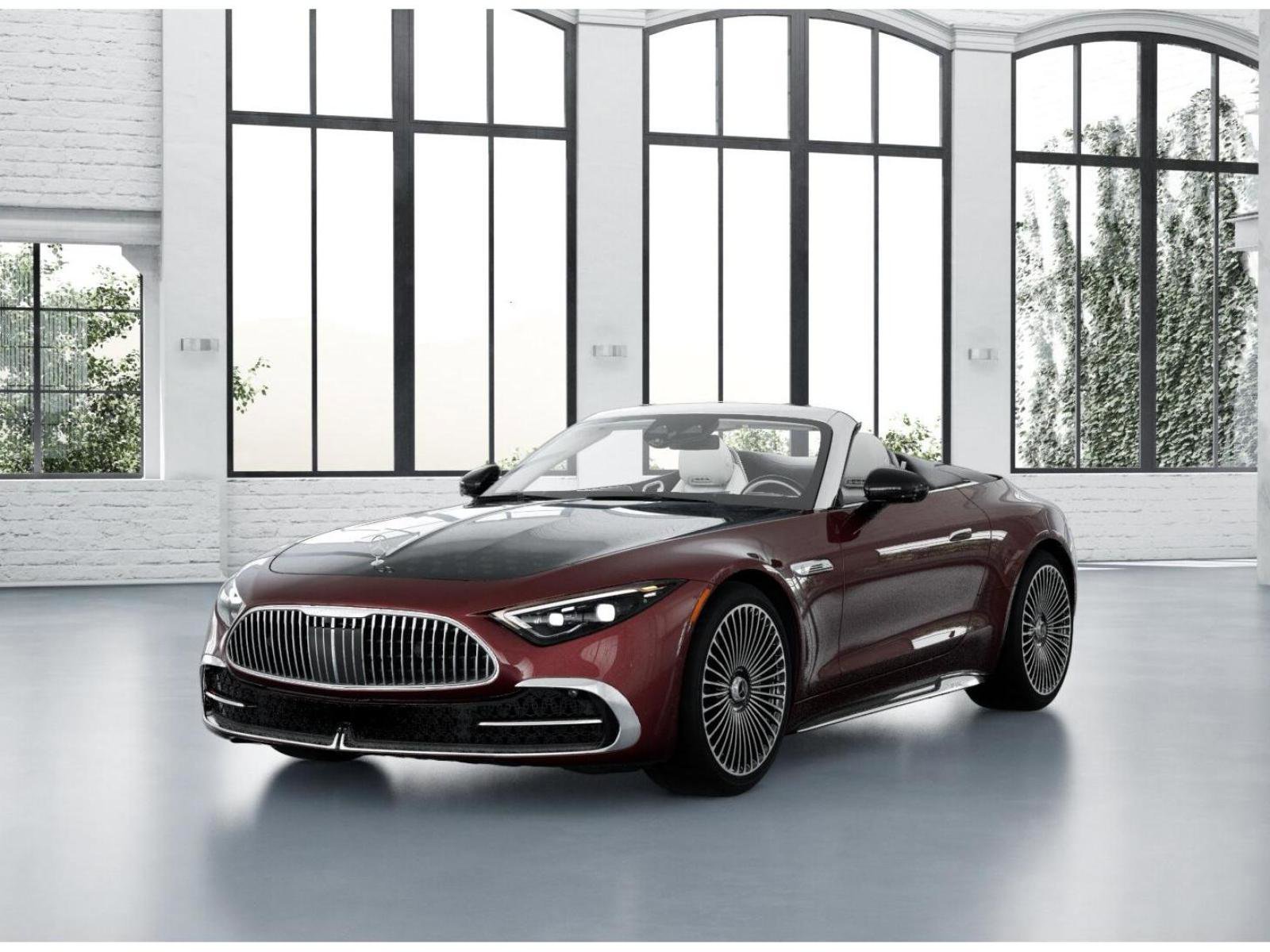 New 2026 MANUFAKTUR exclusive barolo red metallic Mercedes-Benz Maybach SL 680 Monogram Series image 40