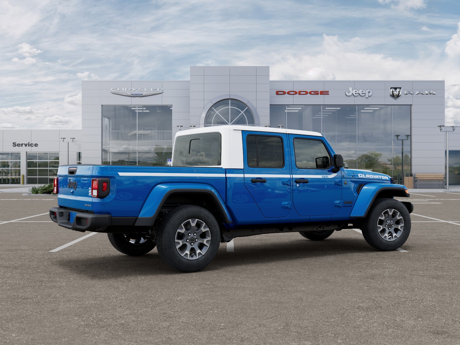 New 2026 Hydro Blue Pearl-Coat Exterior Paint Jeep Sahara image 9