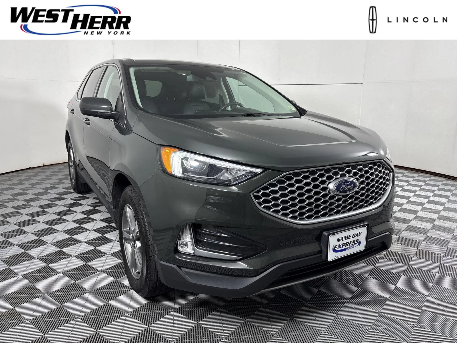Used 2023 Forged Green Metallic Ford SEL image 1