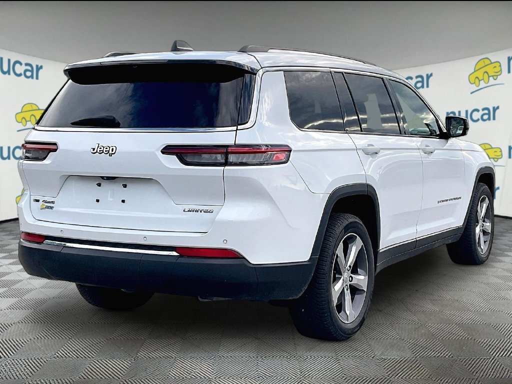 Used 2021 Bright White Clearcoat Jeep Limited image 6