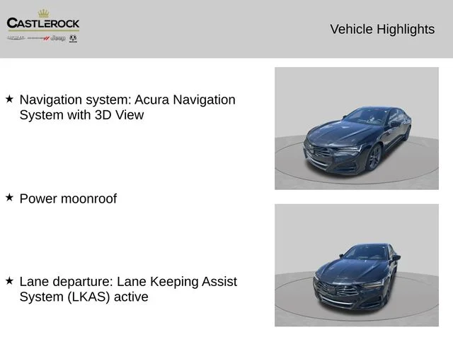 Used 2025 Black Acura A-Spec Package image 2