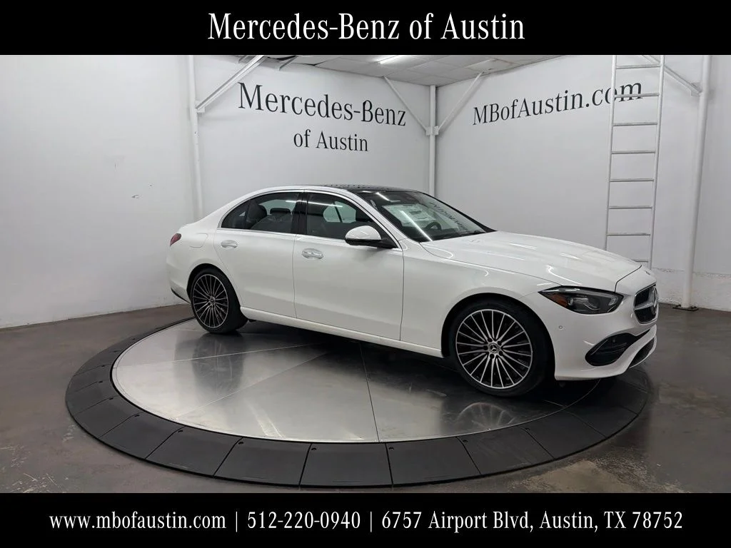 New 2026 White Mercedes-Benz C 300 image 1