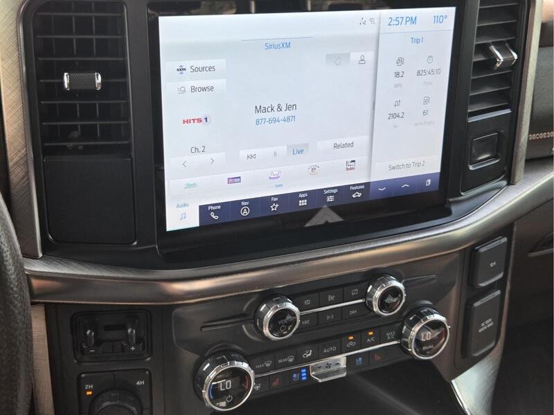 Used 2021 Agate Black Metallic FORD KING RANCH 4WD SUPERCREW 5.5