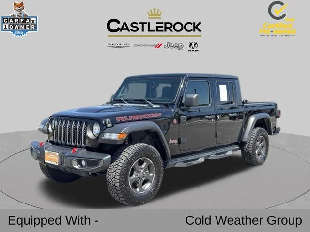 Used 2021 Black Jeep Rubicon image 1